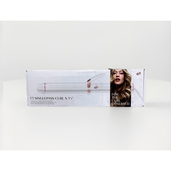 T3 Other - T3 SinglePass Curl X 1 1/4" 1.25" Extra Long Barrel Curling Iron 9 Heat NEW